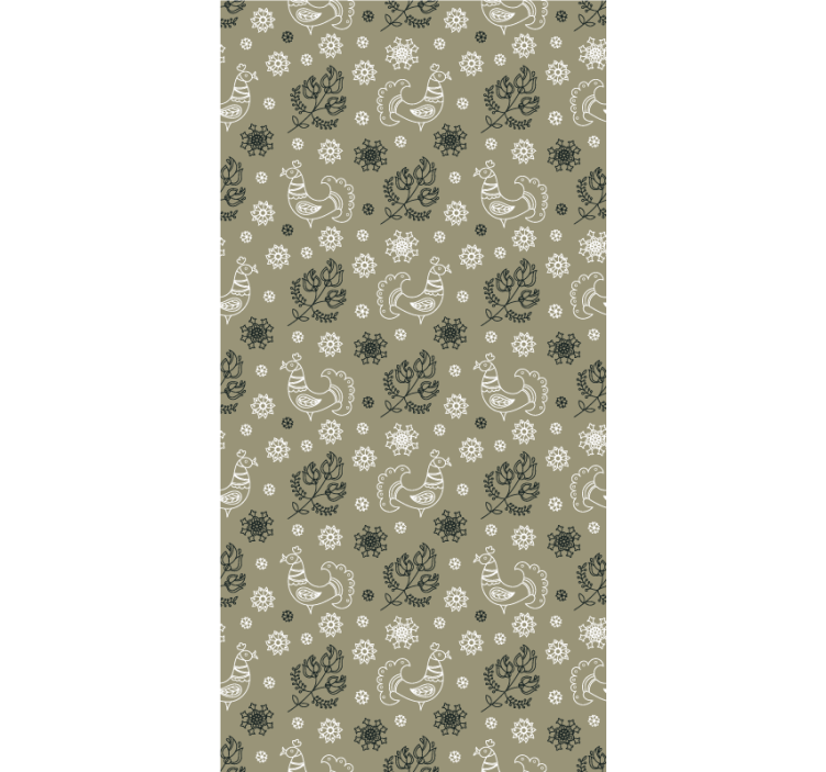 Dyr på rullegardiner med charmerende fuglemotiver - TenStickers