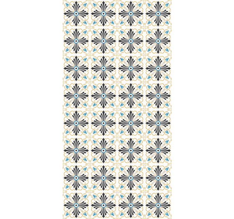 Vintage cross design mere vintage rullegardin - TenStickers