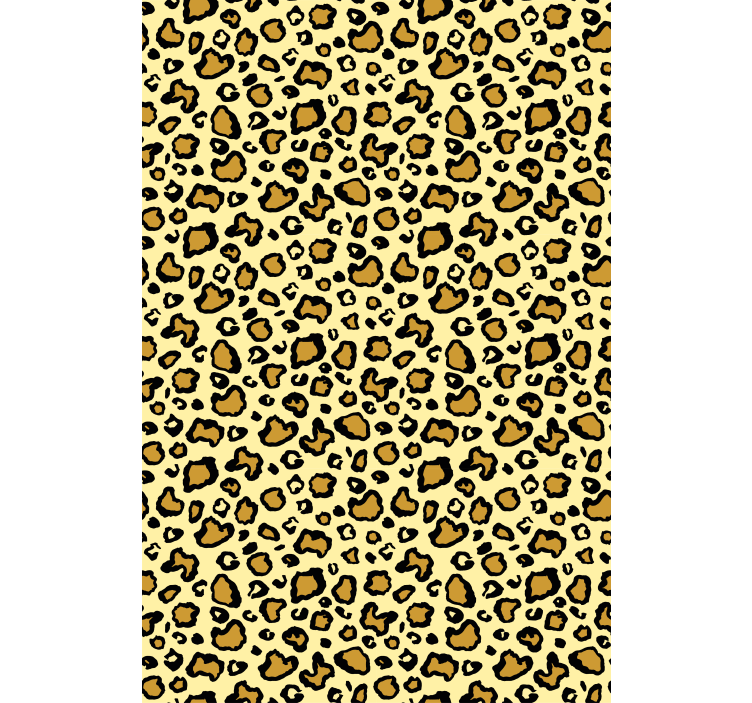 Leopardplet-tema dyr rullegardin - TenStickers