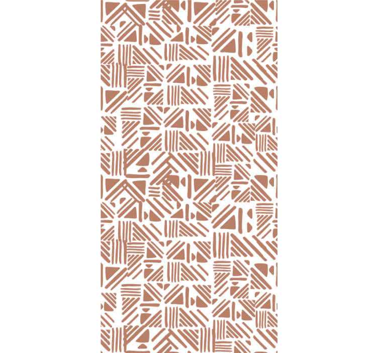 Geometriske mønsterelementer master bedroom rullegardin - TenStickers