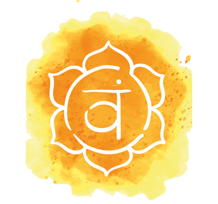 Smukke sakrale chakra symbol zen rullgardin - TenStickers