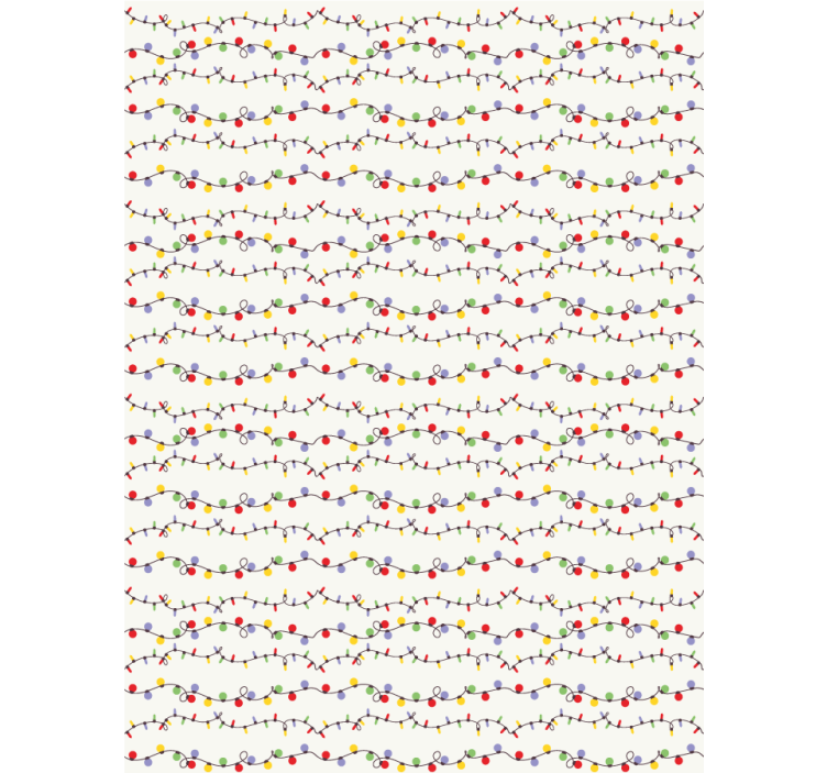 Farverige lyskæder mørklægningsgardiner børn - TenStickers