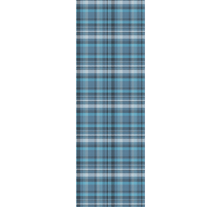 Plaid mønstret design rullegardin mønster - TenStickers