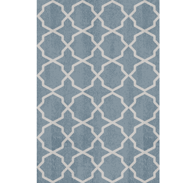 Geometrisk layouttilgang moderne rullegardiner - TenStickers