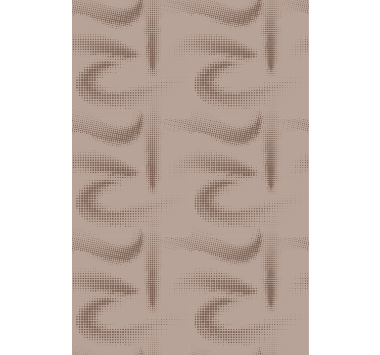 Brun buet mønstret rullegardin mønster - TenStickers