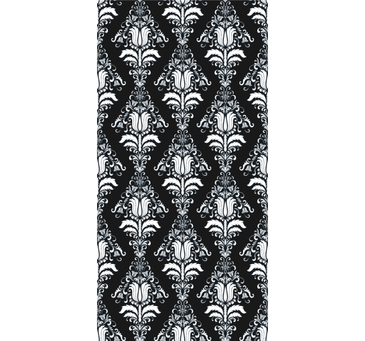 Tidløst botanisk motiv elegante rullegardiner - TenStickers