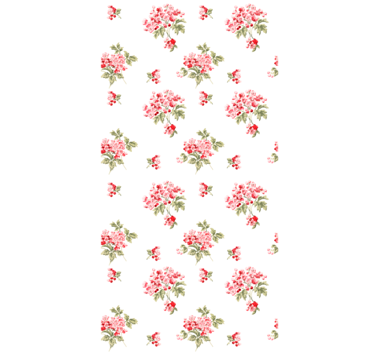 Elegant vintage-arrangement rullegardiner til stue - TenStickers