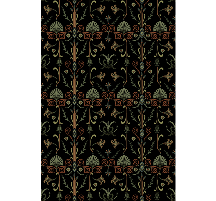 Yndefulde løvmotiver rullegardin køkken - TenStickers