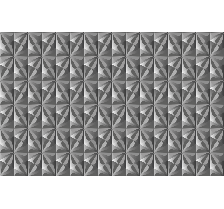 Rullegardin mønster geometrisk design - TenStickers