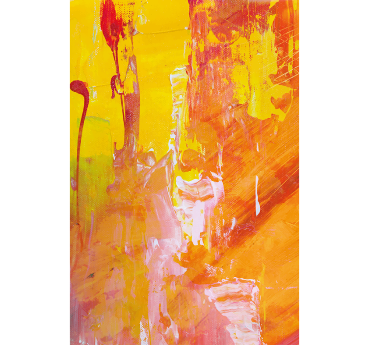 Levende abstrakte stænk rullegardin mønster - TenStickers