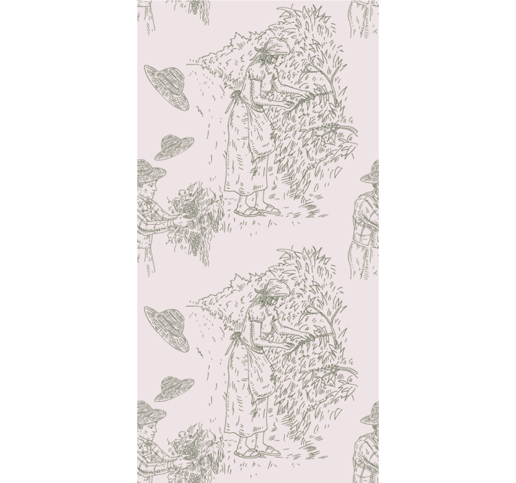 Høstscene vintage elegante rullegardiner - TenStickers