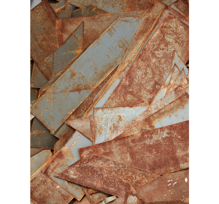 Jernplader tekstur mønstrede rullegardiner - TenStickers