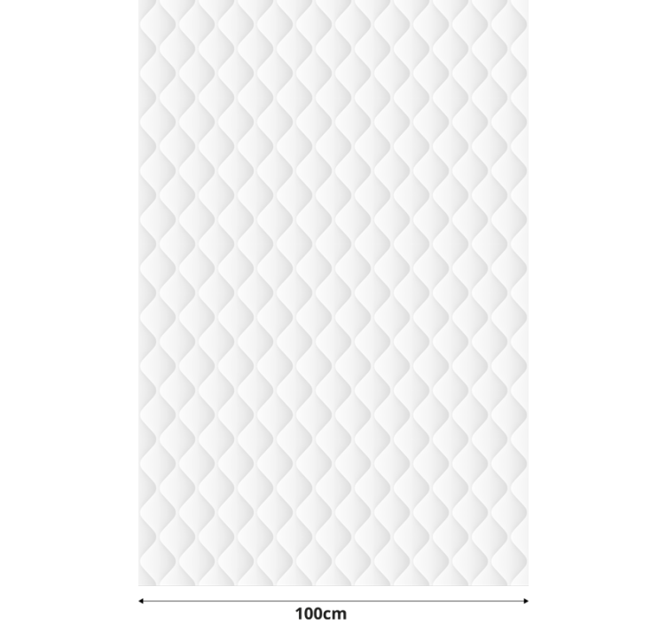 Polstret tekstur mønstrede rullegardiner - TenStickers