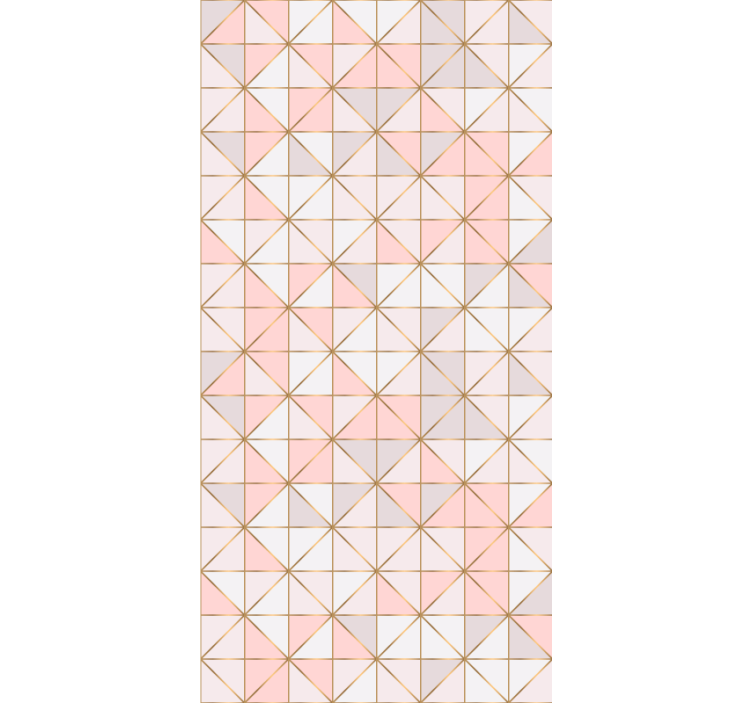 Geo diamanter mønstret rullegardin - TenStickers