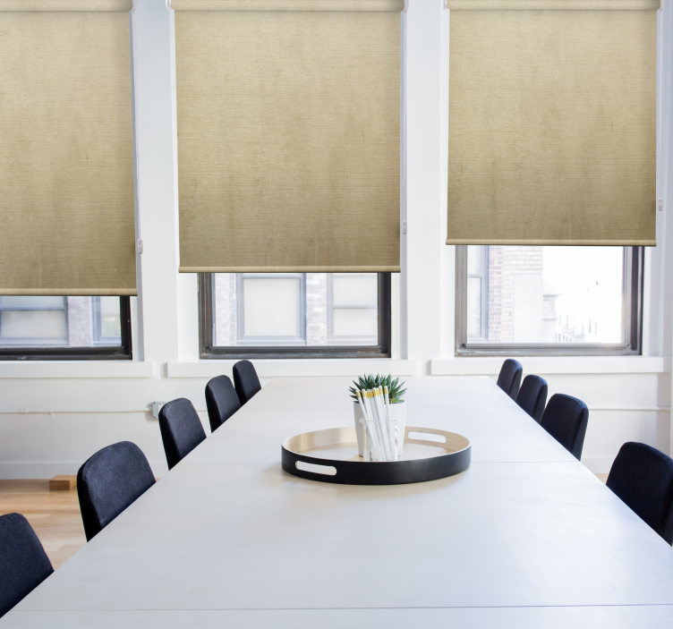 Beige toner rustik rullegardin - TenStickers