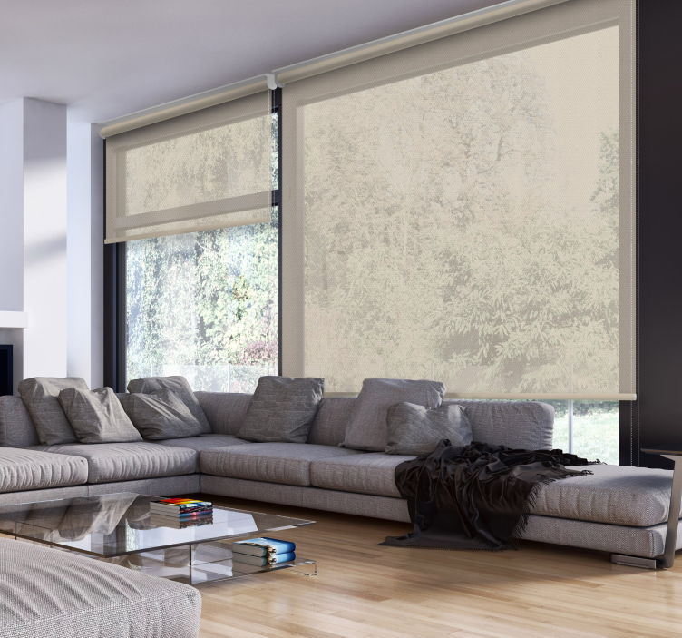 Beige semi-transparent rullegardin - TenStickers