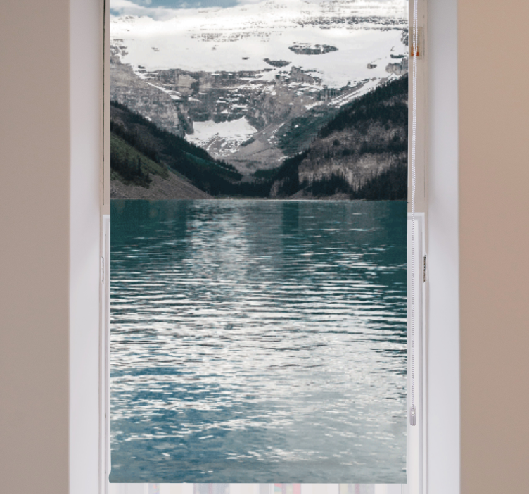 Bjergsø refleksioner originale rullegardiner - TenStickers