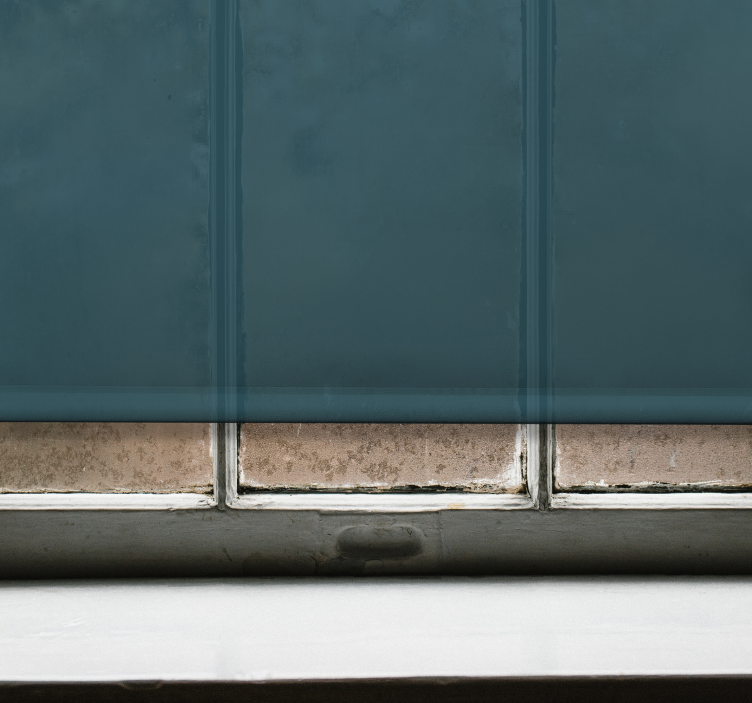 Blå farve blandet med grøn stue rullgardin - TenStickers