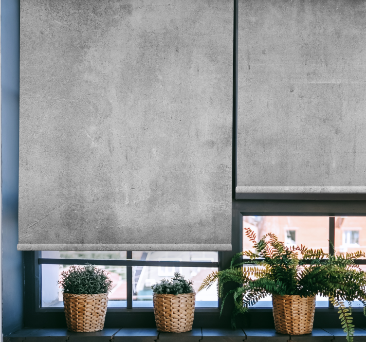 Cement "industriel stil" stue rullgardin - TenStickers