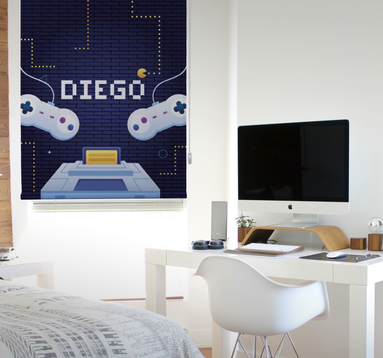 Computerspil navne rullegardiner - TenStickers