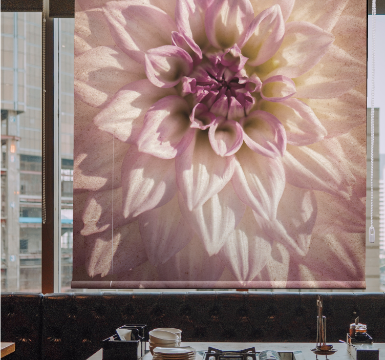 Delikat blomstring Blomster og planter på rullegardin - TenStickers