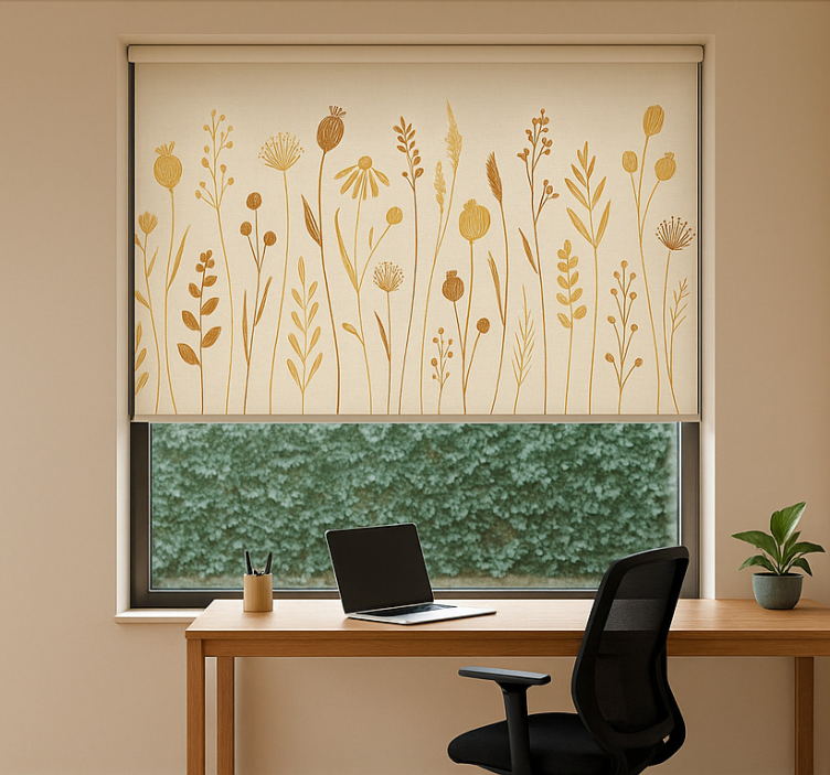 Kontor rullegardin trendy must have beige - TenStickers