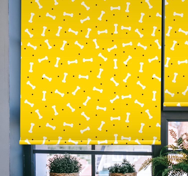 Legende knoglemønster dyr på rullegardiner - TenStickers