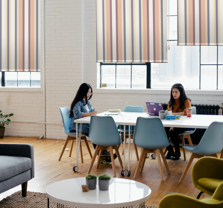 Lodret tekstur rullgardin mønstret rullegardin - TenStickers