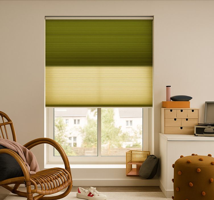 Lys og mørkegrå rullegardin teenager - TenStickers