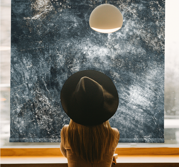 Slidt "industriel stil" stuegardin - TenStickers