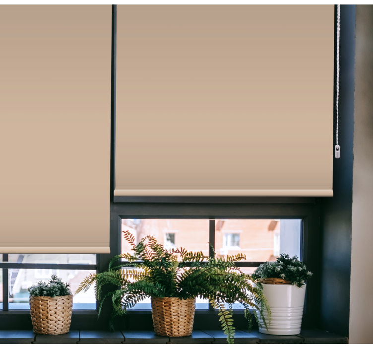 Sød beige farve stue rullgardin - TenStickers