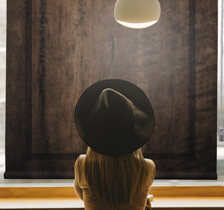 Træplank rustik persienner - TenStickers