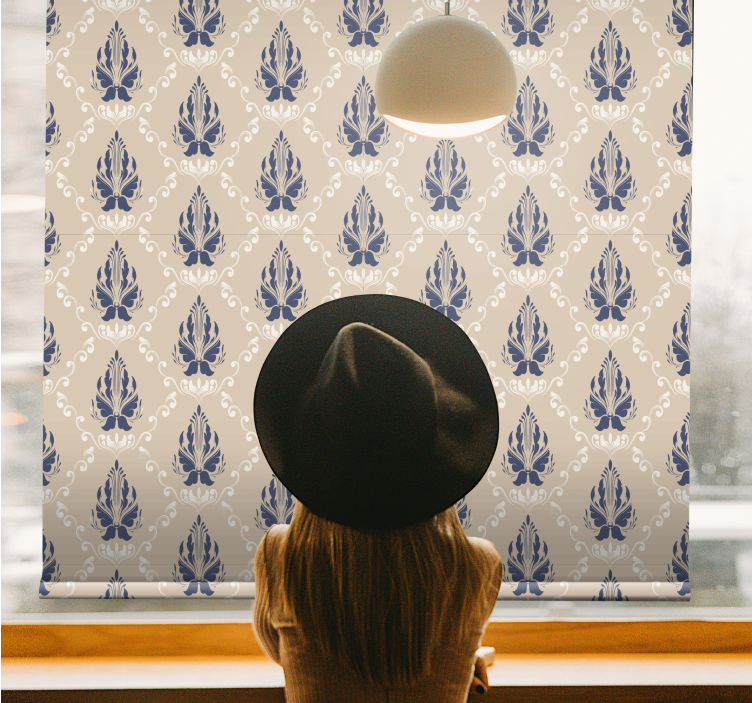 Yndefuldt botanisk tema elegante rullegardiner - TenStickers