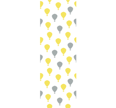 Mørklægningsgardiner børn med luftballon mønster - TenStickers