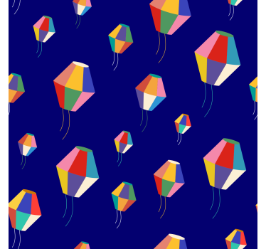 Mørklægningsgardiner børn luftballoner - TenStickers