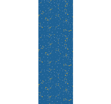 Mørklægningsgardiner børn stjernehimmel grafik - TenStickers
