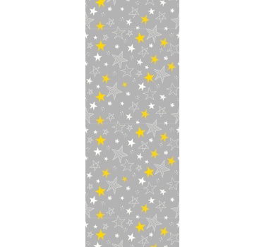 Mørklægningsgardiner børn pantone stars - TenStickers
