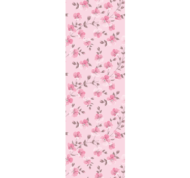 Mørklægningsgardiner børn søde lyserøde blomster - TenStickers
