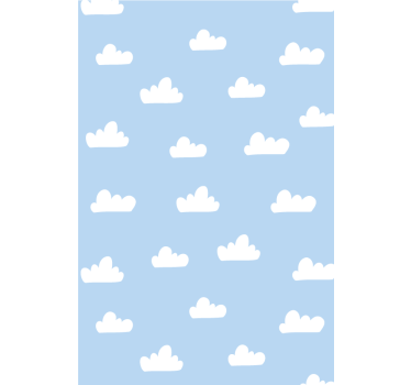 Blå himmel sky rullegardin - TenStickers