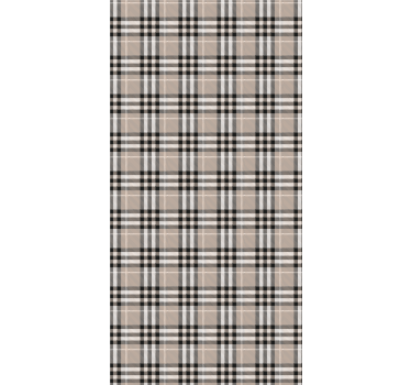 Rullegardin mønster klassisk ternet design - TenStickers