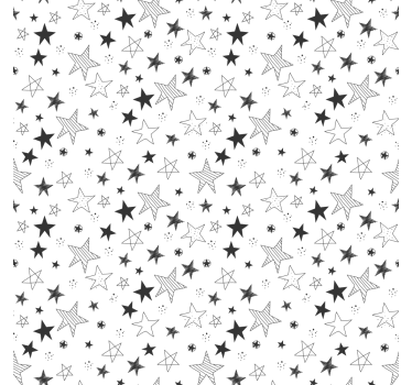 Dots and stars moderne rullegardin - TenStickers