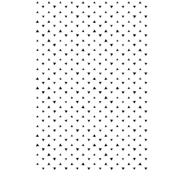 Sorte og hvide trekanter rullegardin mønster - TenStickers