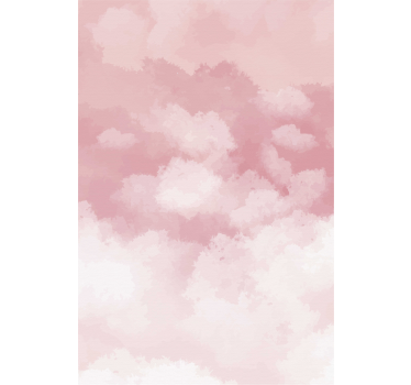 Pink realistisk tekstur sky rullegardin - TenStickers