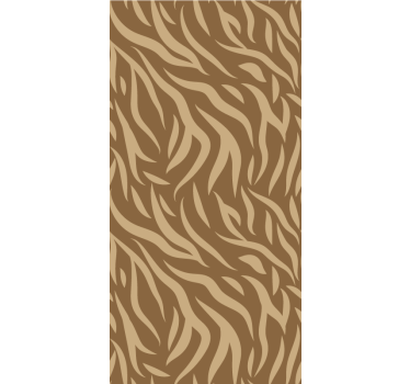 Brun og beige tiger hud mønster børn rullgardin - TenStickers