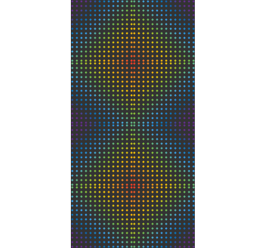 Regnbue mosaik baggrund med farver og rullgardin - TenStickers
