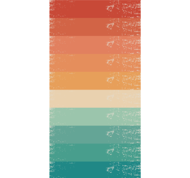 Gradient farvelag rullegardin mønster - TenStickers