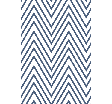 Rullegardin mønster zigzag linjer mønster - TenStickers