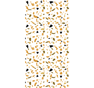 Brun og beige terrazzo rullegardin mønster - TenStickers