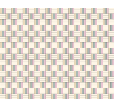 Komposition med geometrisk tema rullegardin mønster - TenStickers
