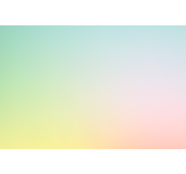 "kawaii" stil pastel regnbue børn rullgardin - TenStickers